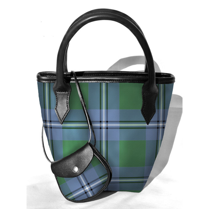 Handbag, Purse, Mini Iona Bucket Bag, Irwin, Irvine Tartan